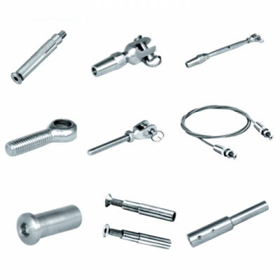 Balcony Fence Banister Veranda Stair 304 316 Stainless Steel Cable Railing Hardware Fittings Accessories